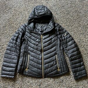 Michael Kors Black Quilted Puffer Jacket